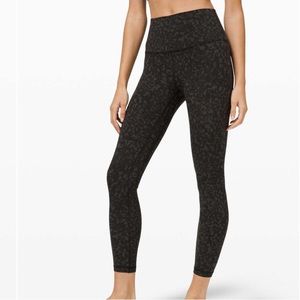 EUC lululemon Align wild thing Camo dark olive multi.